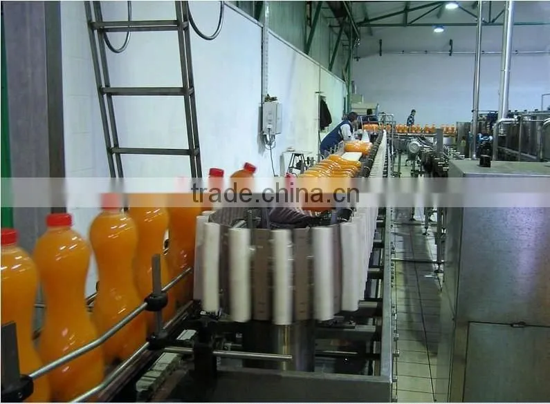 2000BPH GLASS BOTTLE Carbonated drink plant