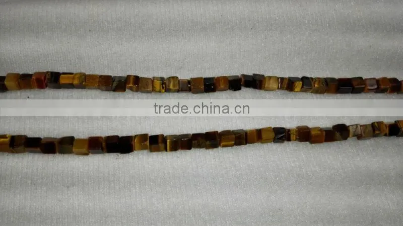 Factory Wholesale 4mm/ 6mm/8mm/10mm/12mm Natural Assorted Loose Gemstone Cube Beads