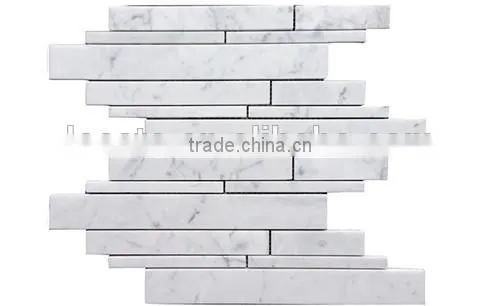 High Quality White Marble Carrara White Mosaic for Interior Decoration