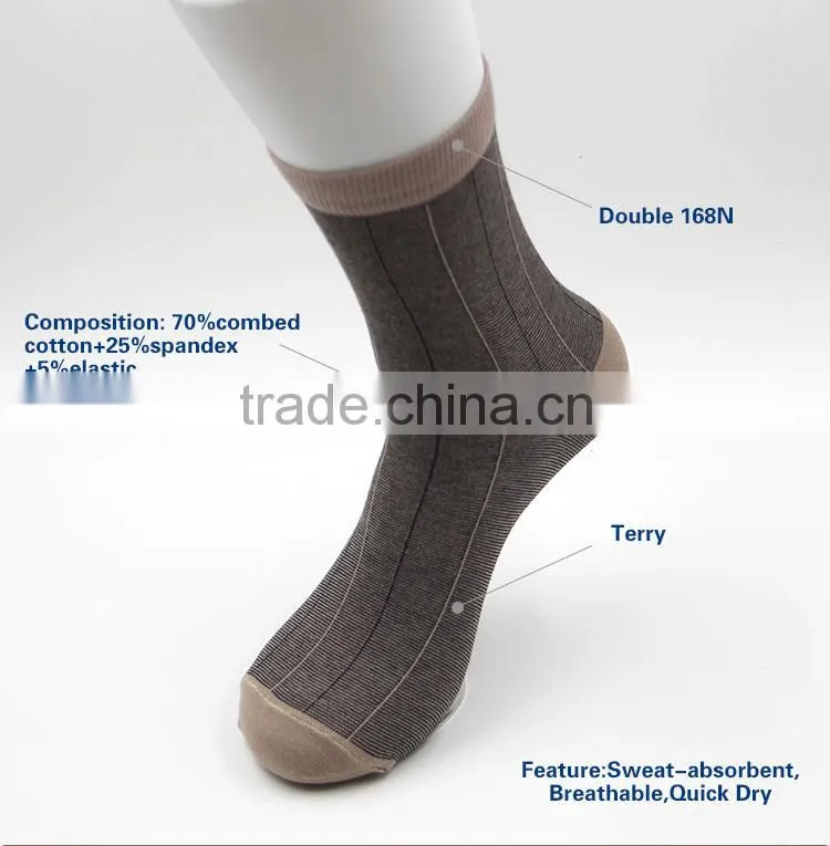 Elite Combed Cotton Wholesale Men Socks Manufacture from China