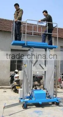 Aluminum alloy hydraulic lift table--aerial work platform