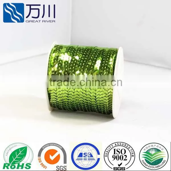 transparent colourful sequin Trim