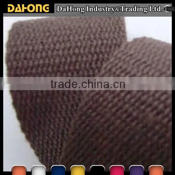 wholesale multicolored stone washed woven cotton plain webbing