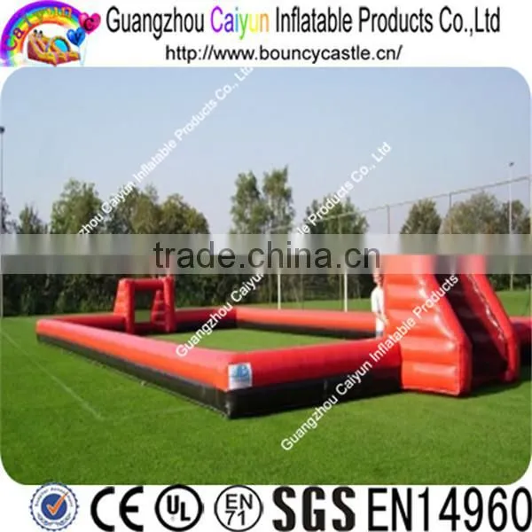 Customized design Outdoor Inflatable Football Soccer Field Inflatable Sports Equipment