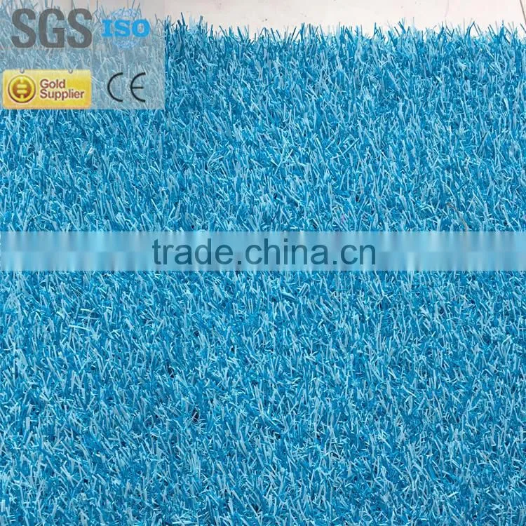 Colorful artificial grass indoor use