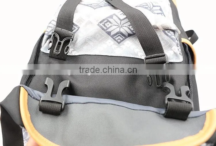 Big capacity national stylish backpack bag outdoor hiking canvas sport backpack bag