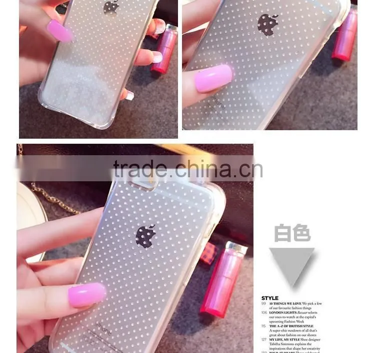 New shockproof Ultra Thin Light Clear Soft Gel TPU Silicone Case Cover For iPhone 6 6S pLUS