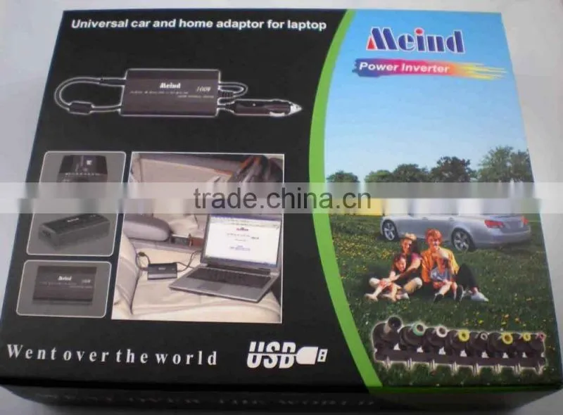100W Meind Universal Laptop Adapter Two in One (AC& DC)