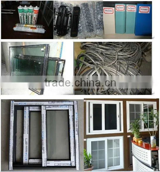 aluminum doors and windows with different surface treatment
