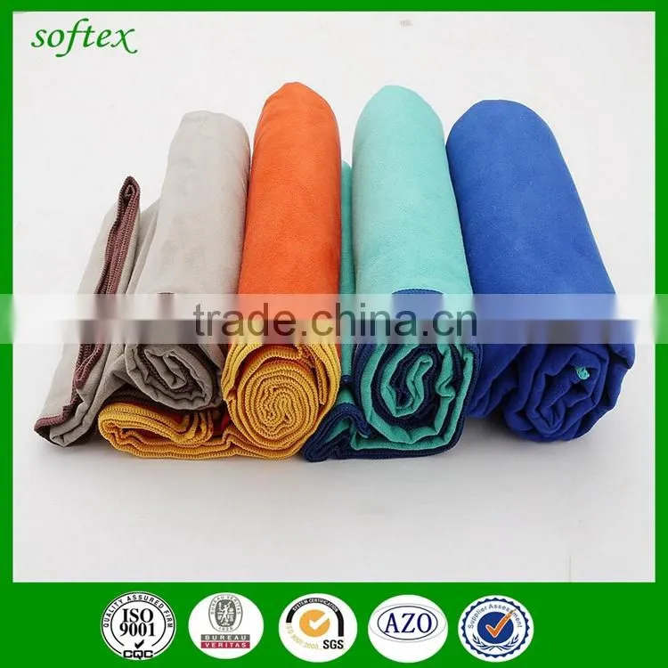 promotional personalized super absorbent and quick-dry micro fiber towel sports