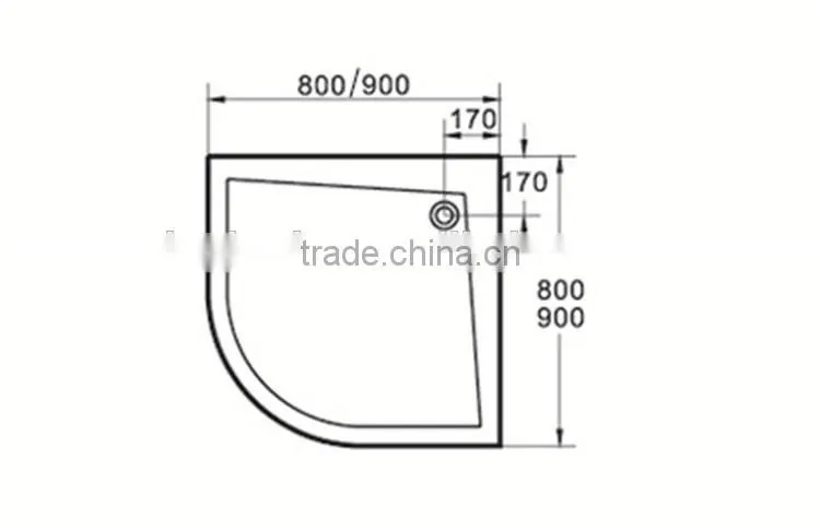 SUNZOOM shower base 90x90,shower tray 80x80,shower tray 90x90