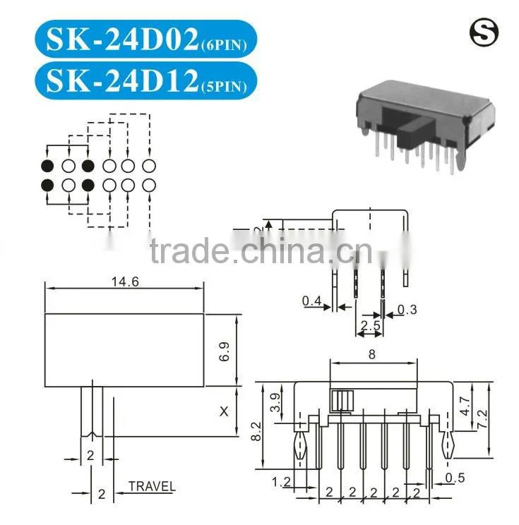 durable slide switch