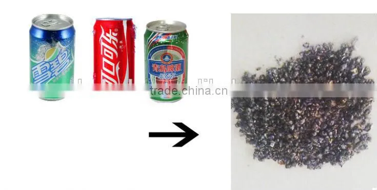 Magnetic Separated Metal and non metallic wastes machine