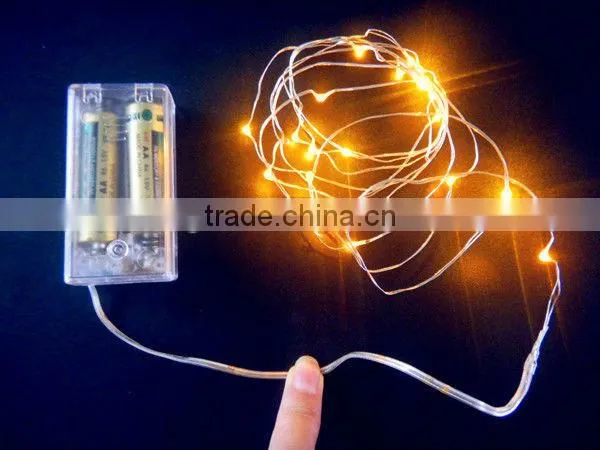 silve/copper wire LED string light for holidays YH-9002F