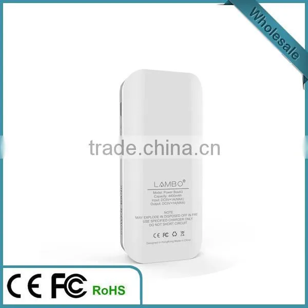2015 new high quality product power bank 6600mah lowest price