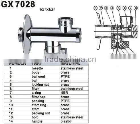 brass angle valve