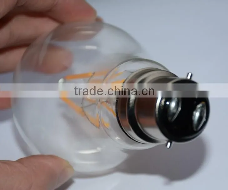UK standard 220-240V 8W 840lm B22 led edison bulb