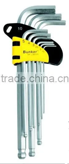 9PCS Cr-v extra-long hex socket group set series