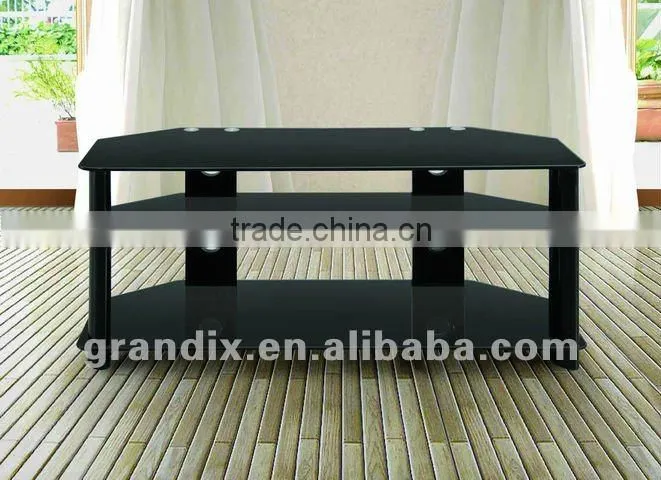 2016 home furniture modern glass tv stand