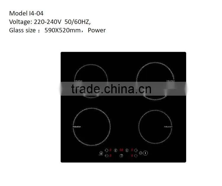 730*410mm touch sensor ceramic and induction hob home appliances