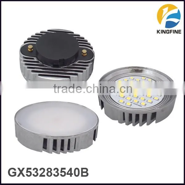 Aluminum Housing 2835 SMD 220VAC 80Ra 7w GX53 LED Light Bulb