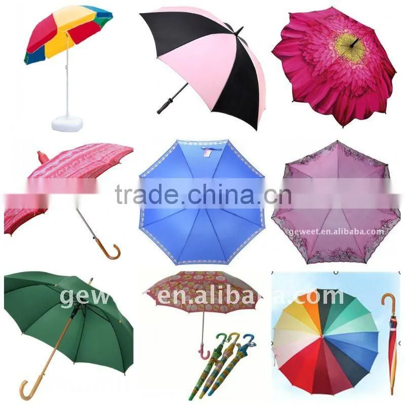 high quality promotional aluminum golf pongee umbrella