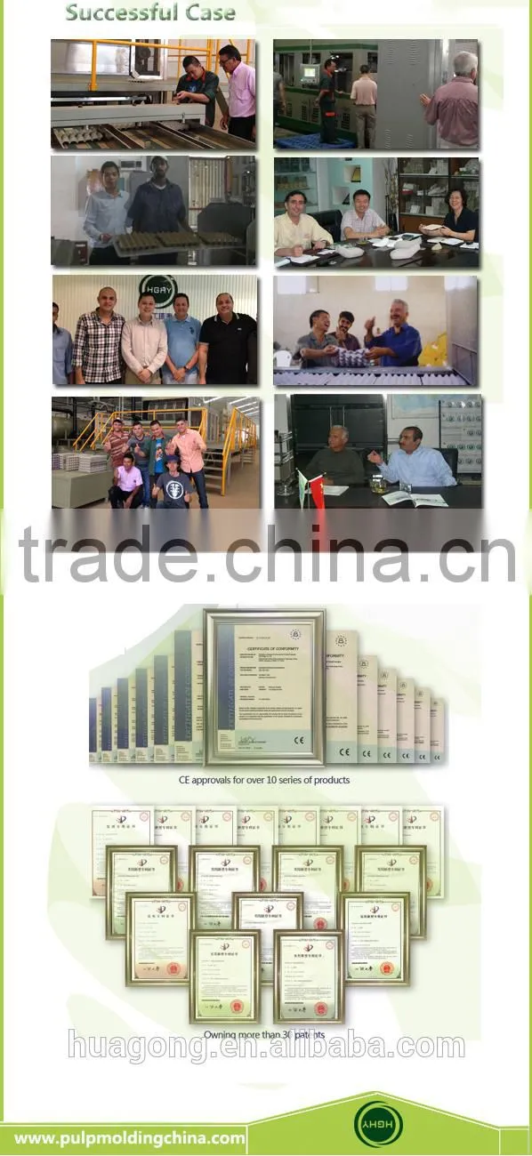 semi automatic small molded pulp tray making machine