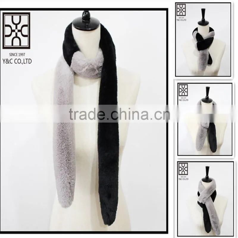 Own Design Fake Fur Long Scarf