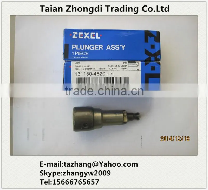 Zexel plunger element 131150-4820 A836 For 320C