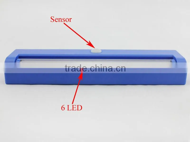 Solar Security LED Sensor Light /6LED Cabinet Light