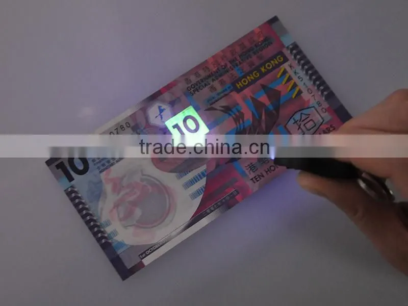 Wholesale Purple Light 365-370nm UV LED Plastic keychain Manufacturers