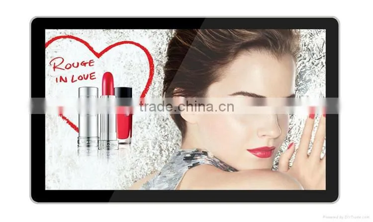42" rounded wall hanging android network LCD advertising player
