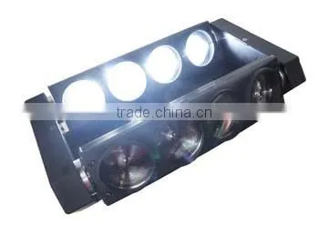 New Disco Pro 8PCS 10W White LED Spider Lights 20 Times Per Second Strobe