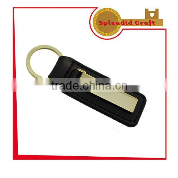 high quality Blank leather keychain