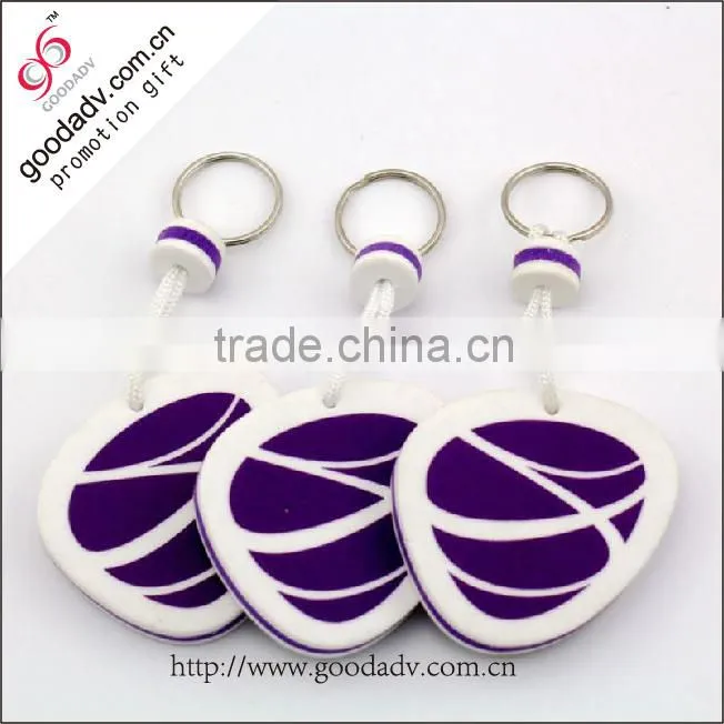 Promotional customize logo EVA high quality keychain making supplies