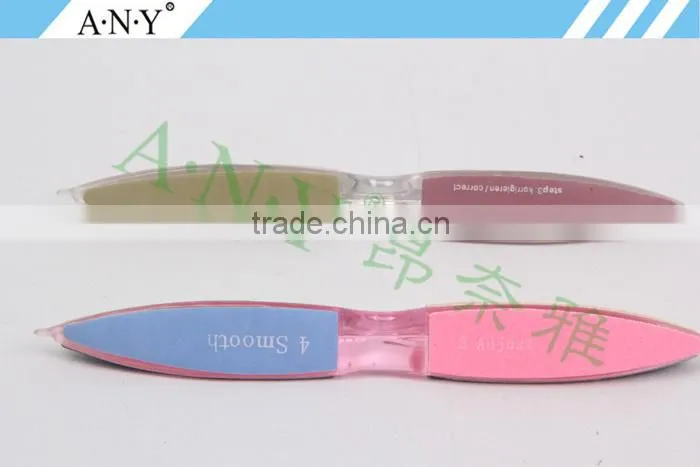 Professional Nail Care 6 Way Use Plastic Nail Buffers Polishing Tool