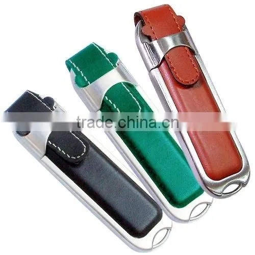 free logo leather usb flash drive 4gb 8gb
