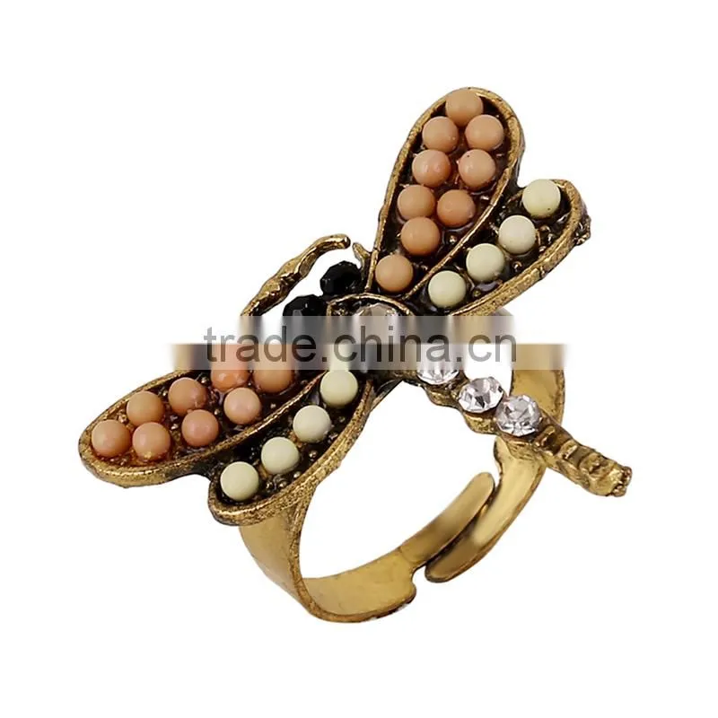 Fashion Jewelry Ring Alloy Anti Silver Plated Cute Animal Tortoise Ring for Women