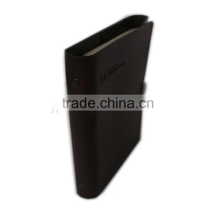Hot sale leather cover notebook,custom high quality diary book