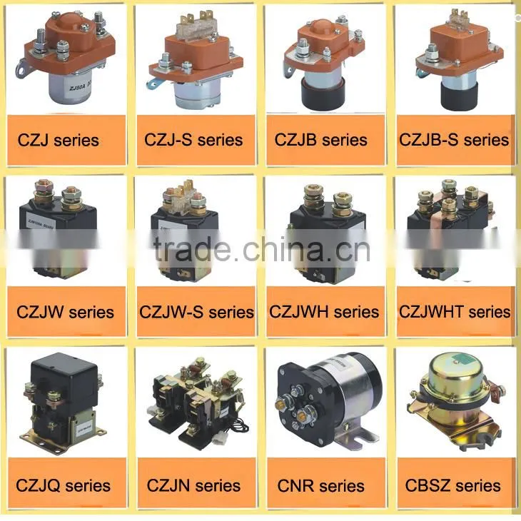 Newest High Quality 50A/100A/200A/300A/500A 12V DC Contactor 24V/48V