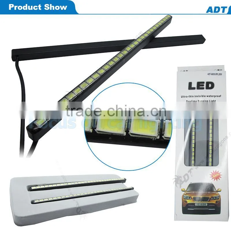 Slim flexible led daytime running light, 30leds 5630 HIGH bright drl