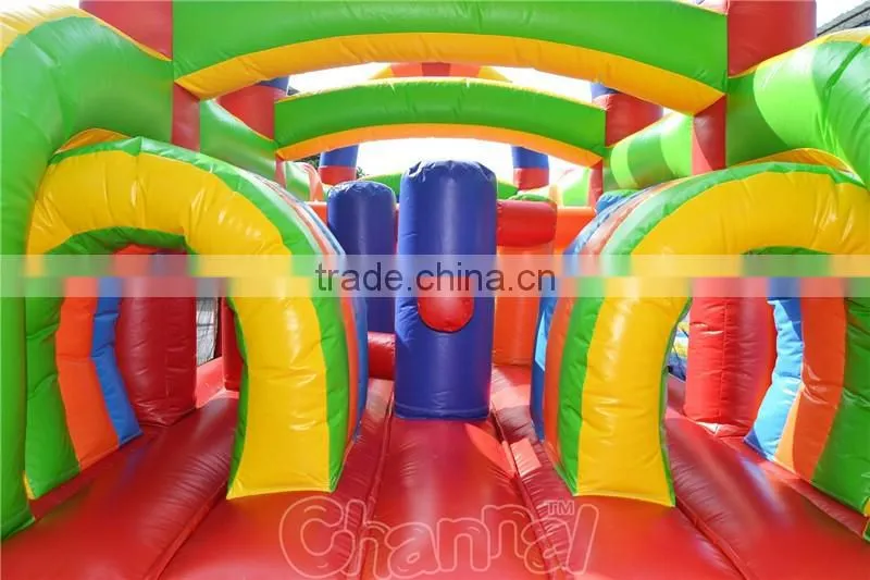 2016 inflatable obstacle course kids safe inflatable games outdoor