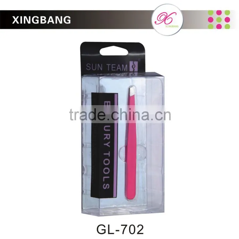 promotional wholesale cosmetic stainless steel eyebrow tweezer for personal care