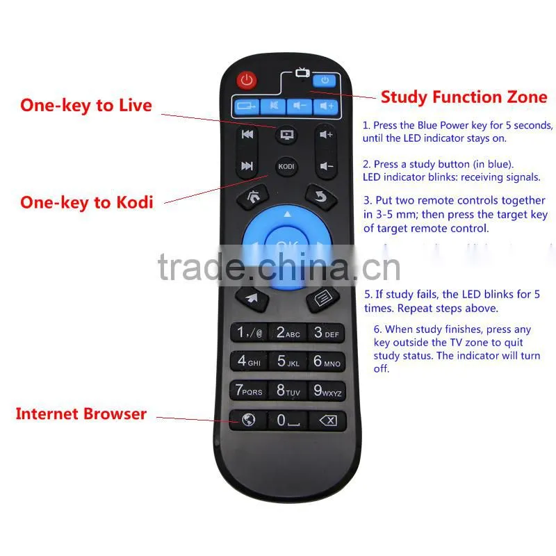 2016 best selling S905 Android 5.1 TV BOX Quad Core Smart TV box A95X NEXBOX with Kodi XBMC fully loaded ott tv box