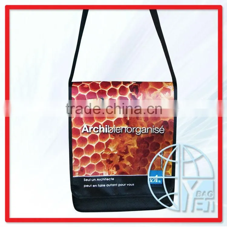 Shoulder Bag Non Woven w/ Flap