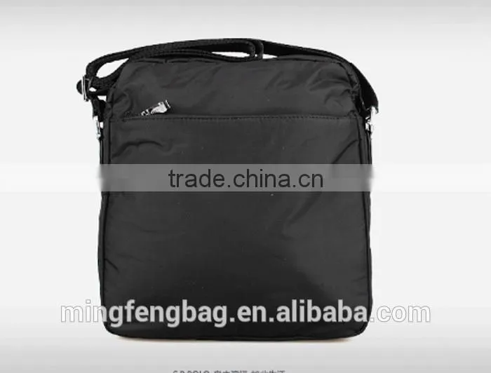 Costom Fashionable Nylon Oxford and Canvas Fabric Cross Strap Single Shoulder Messenger Bag for Men