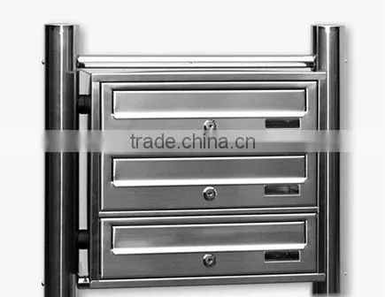 Hot sale in Germany market 304 Stainless Steel outdoor mailbox