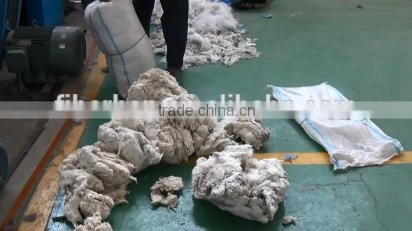 Cotton waste recycling machine have opener machine, recycling machine