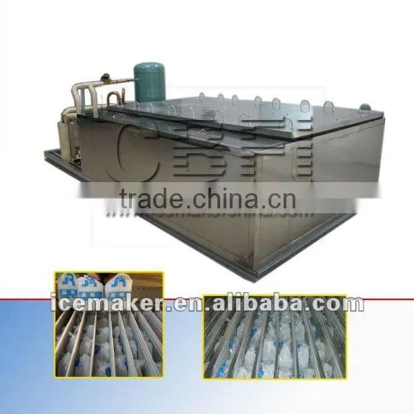 Large commercial ice plant design for bag block ice