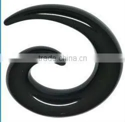 Acrylic Ear Horn Spiral, Ear expander,body jewelry
